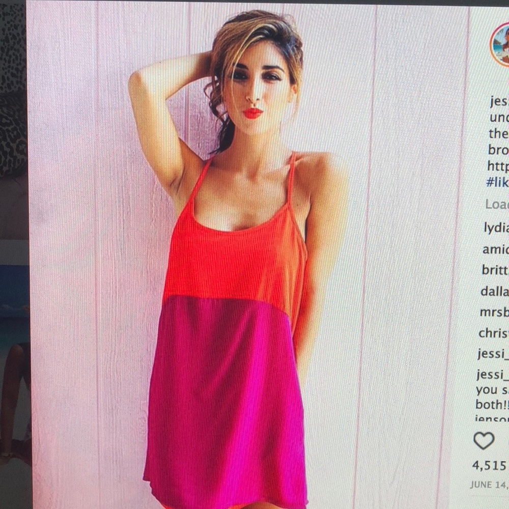 Blogger Favorite Mimi Chica Colorblock Tank Dress